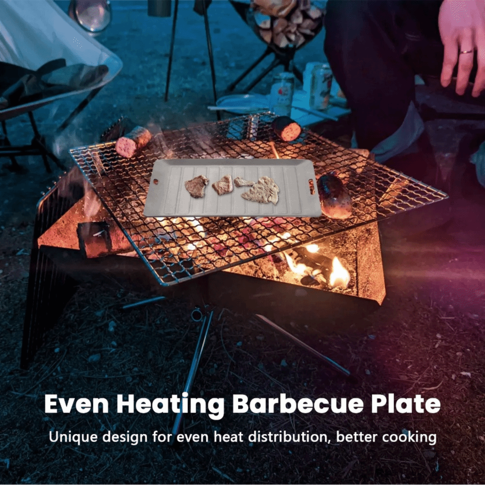 Camping Cooking Pan - مقلاة شواء من التيتانيوم متينة وخفيفة