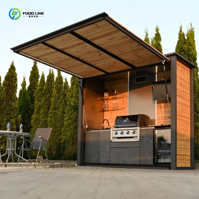 Camping Cooking Kitchen Set - مجموعة خزائن مطبخ خارجية مسبقة الصنع