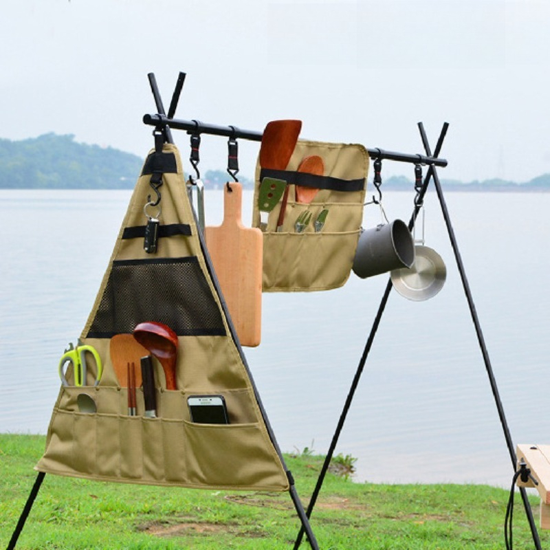 Camping Cooking Utensil Organizer - منظم تخزين أدوات المطبخ للتخييم، حقيبة