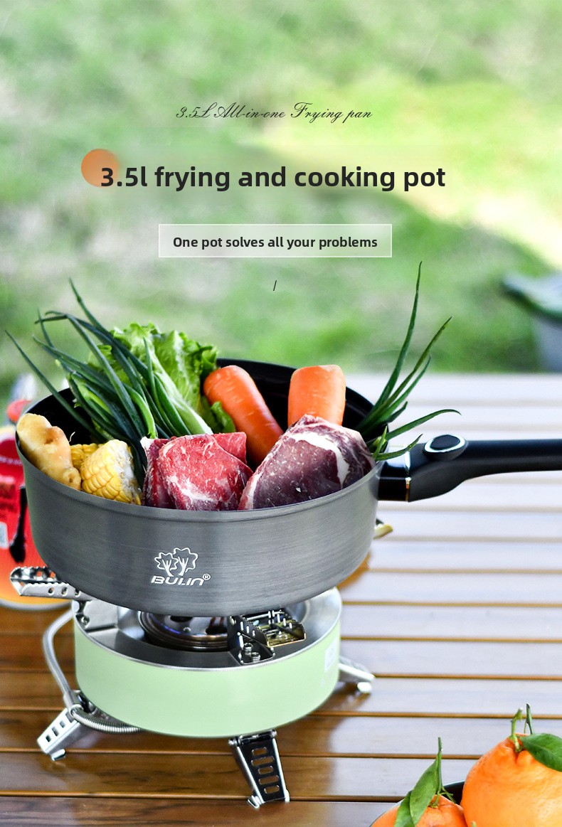Camping Cooking Frying Pan - مقلاة بولين غير لاصقة 2026 للاستخدام