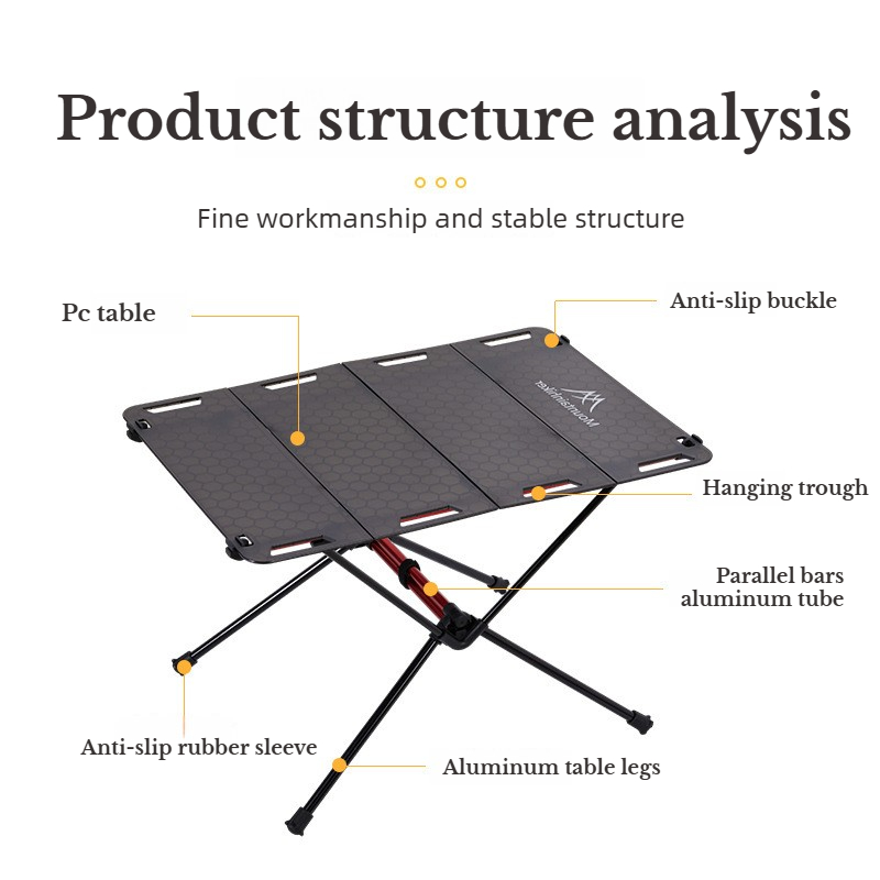 Camping Cooking Table Foldable - طاولة نزهة محمولة من ماونتينهايكر، طاولات