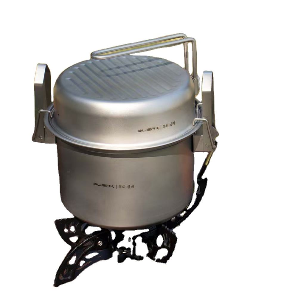 Camping Cooking Frying Pan - مجموعة أواني طهي ذات ضغط صغير