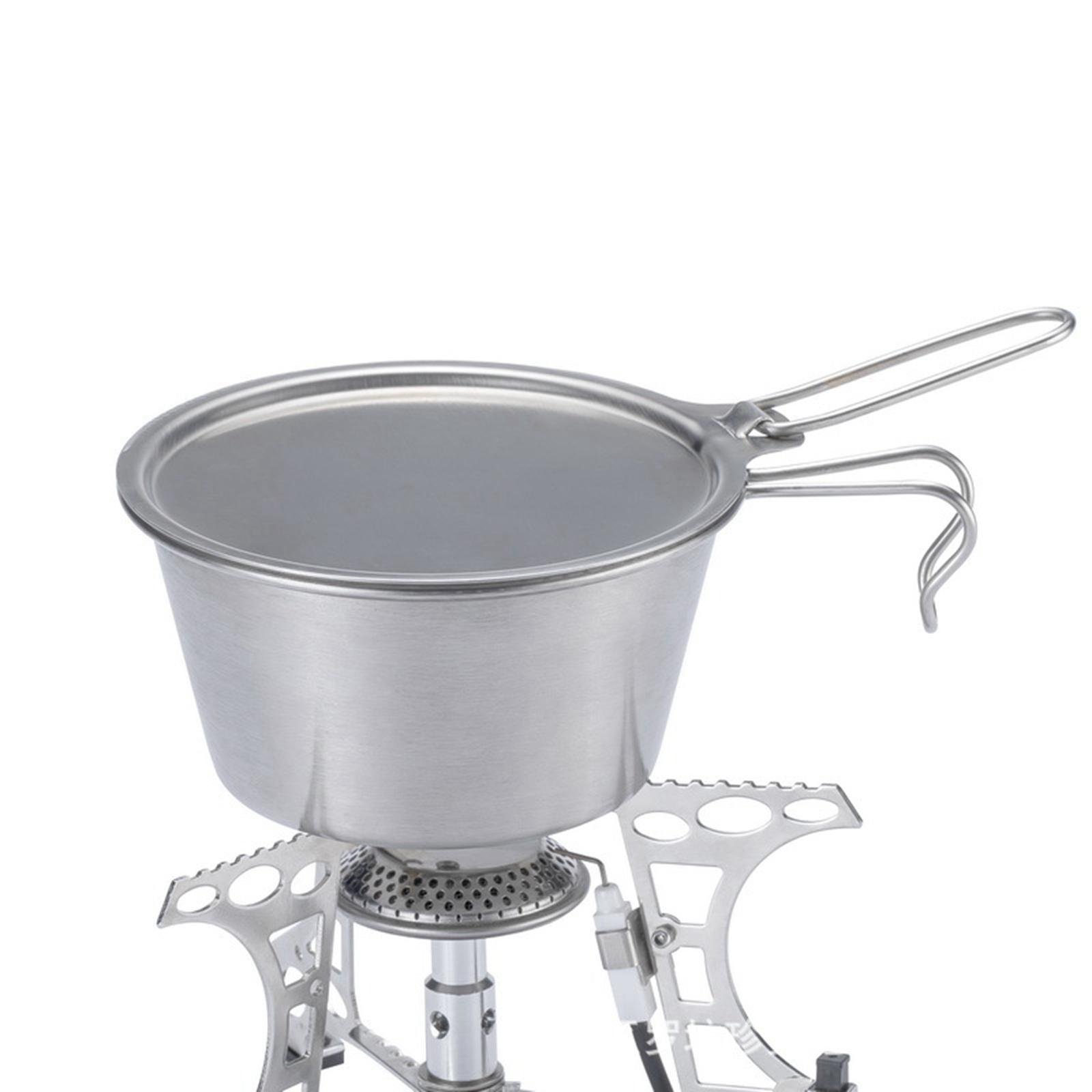 Camping Cooking Pot With Lid - غطاء وعاء للتخييم خفيف الوزن، غطاء