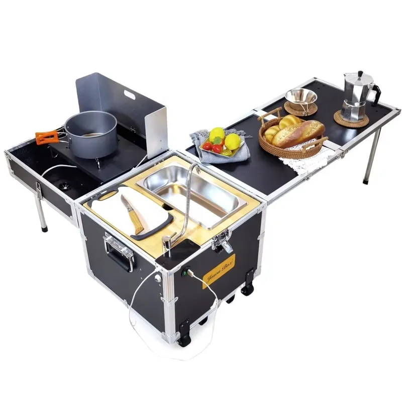 Camping Cooking Pack - طاولة طهي قابلة للطي للتخييم في