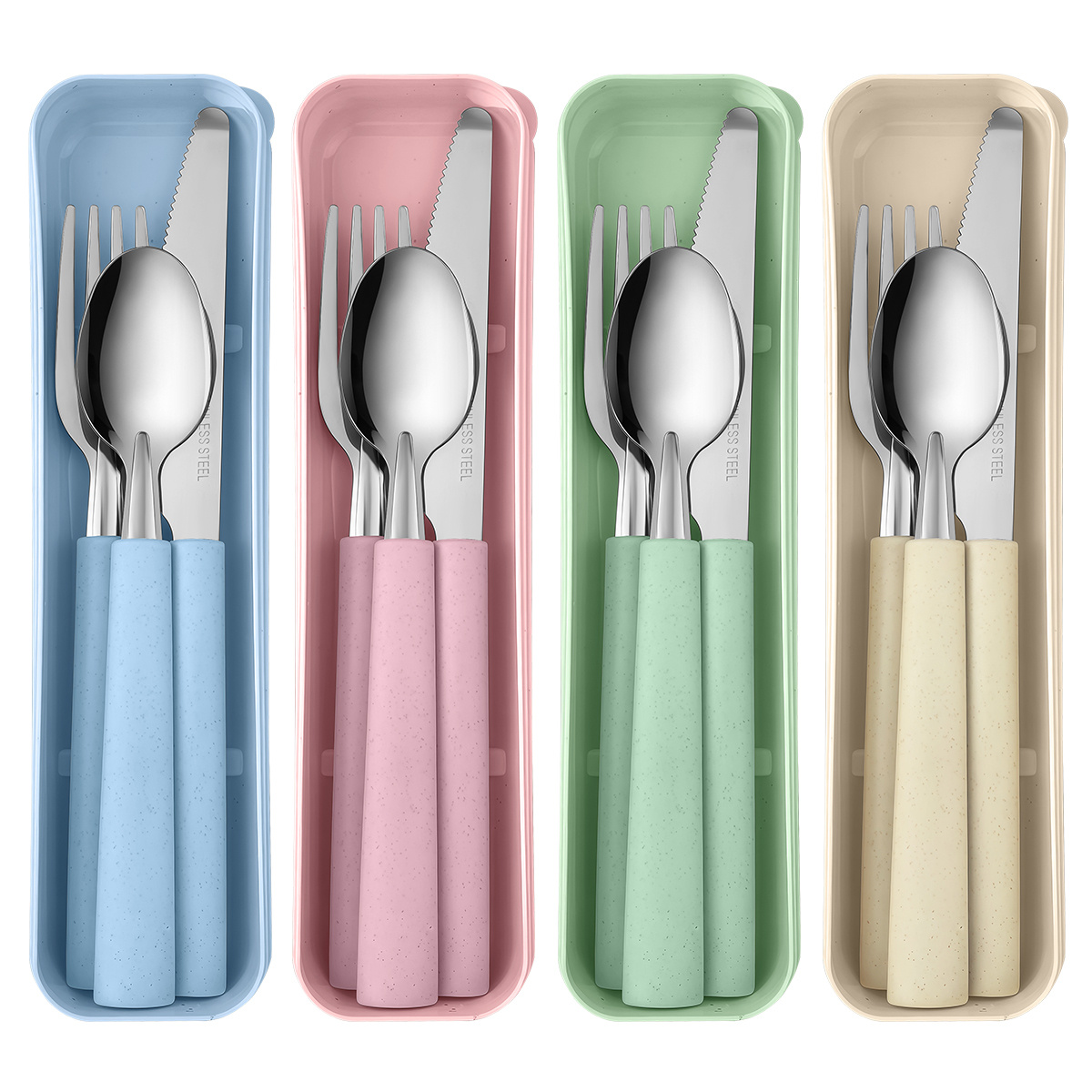 Camping Cooking Cutlery Set - مجموعة واحدة من أدوات المائدة المحمولة