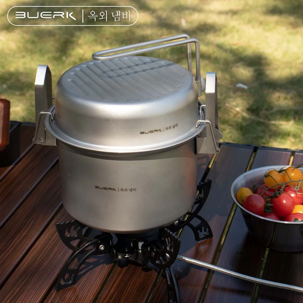 Camping Cooking Pan - وعاء تبخير وقلي متعدد الوظائف للتخييم