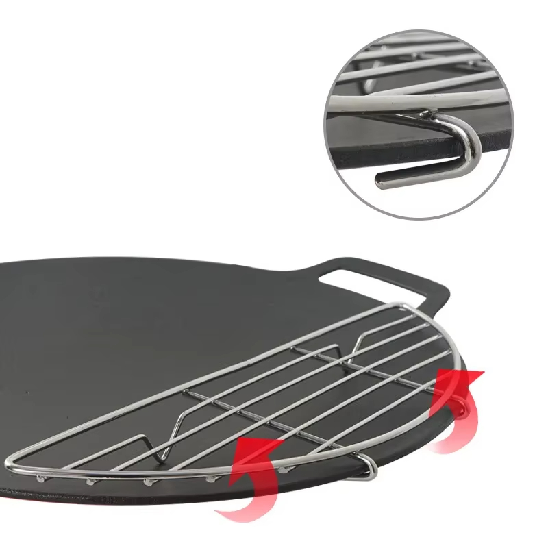 شبكة شواء خارجية من الستانلس س - مراجعة Camping Cooking Pan وسعره