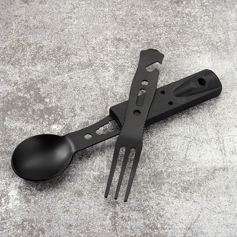 طقم أدوات طعام للتخييم من الفو - مراجعة Camping Cooking Cutlery Set وسعره