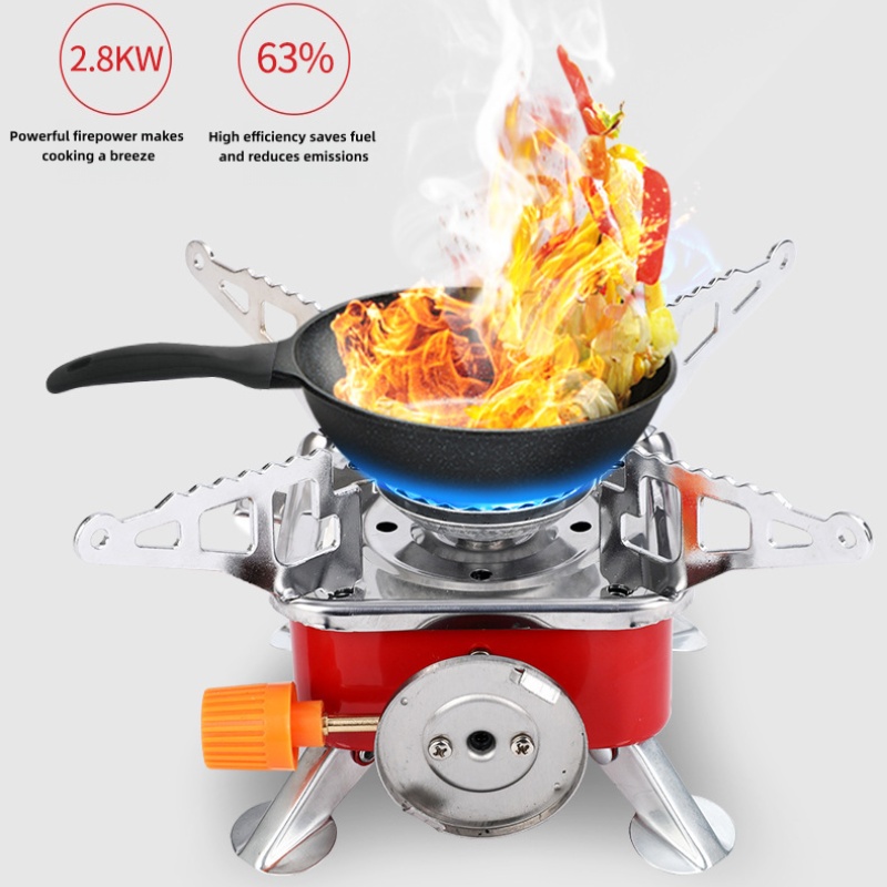 موقد غاز محمول قابل للطي للتخي - مراجعة Camping Cooking On Fire وسعره