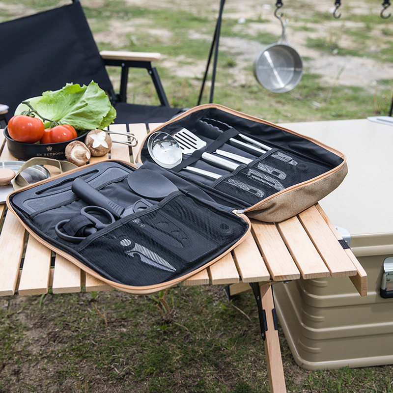 طقم أدوات طهي للتخييم مكون من  - مراجعة Camping Cooking Pack وسعره