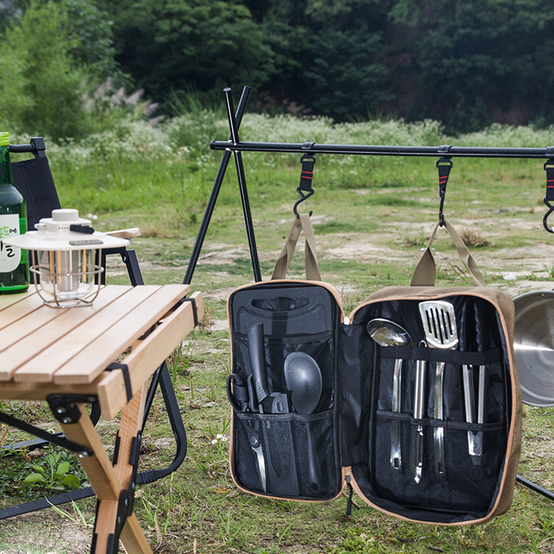 طقم أدوات طهي للتخييم مكون من  - مراجعة Camping Cooking Pack وسعره