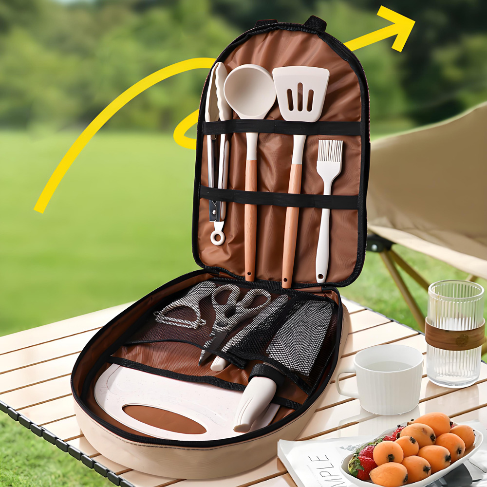 مجموعة أدوات طهي محمولة للتخيي - مراجعة Camping Cooking Set Jetboil وسعره