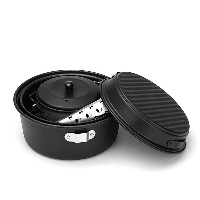 طقم أدوات طهي للتخييم من الألو - مراجعة Camping Cooking Mess Kit وسعره