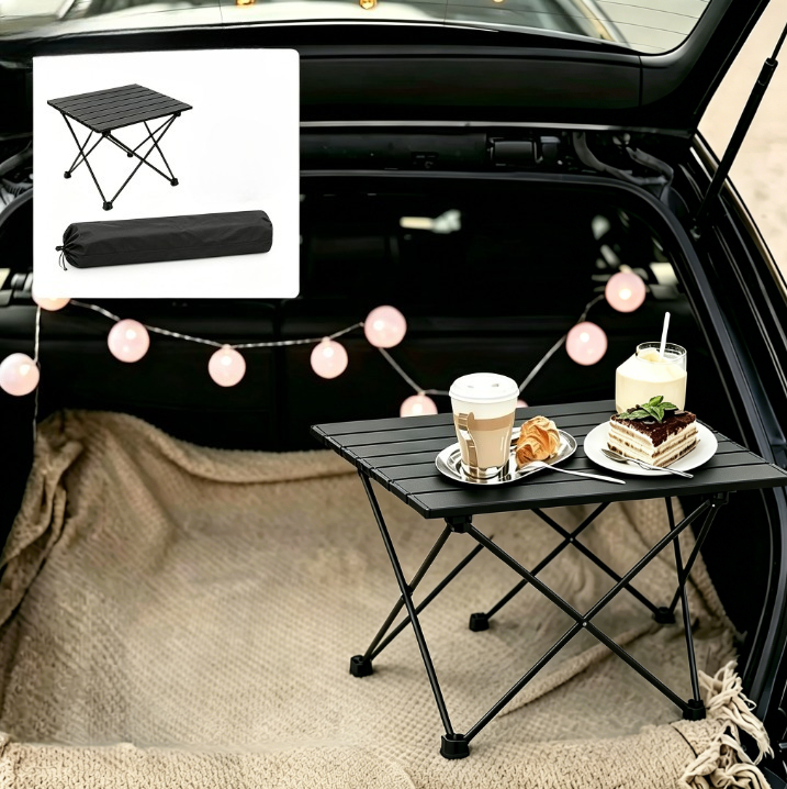 طاولة جانبية قابلة للطي للتخيي - مراجعة Camping Cooking Table Foldable وسعره