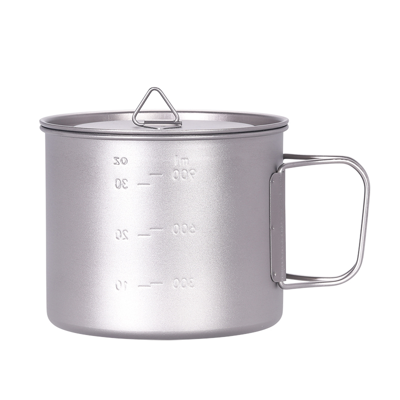 وعاء تخييم من التيتانيوم سعة 1 - مراجعة Camping Cooking Pot With Lid وسعره