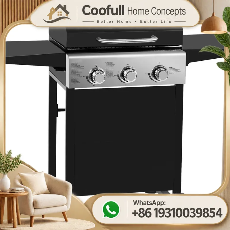 شواية غاز البروبان مع موقد جان - مراجعة Camping Cooking Table Foldable وسعره