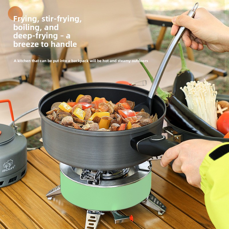مقلاة بولين غير لاصقة 2026 للا - مراجعة Camping Cooking Frying Pan وسعره