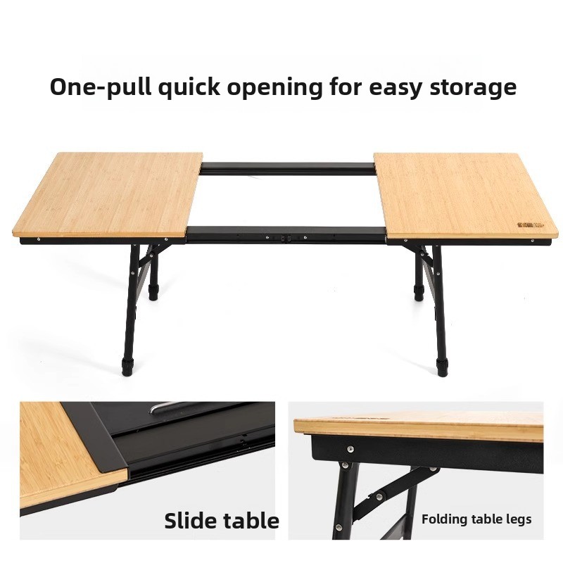 طاولة تخييم من الألومنيوم IGT، - مراجعة Camping Outdoor Cooking Table وسعره