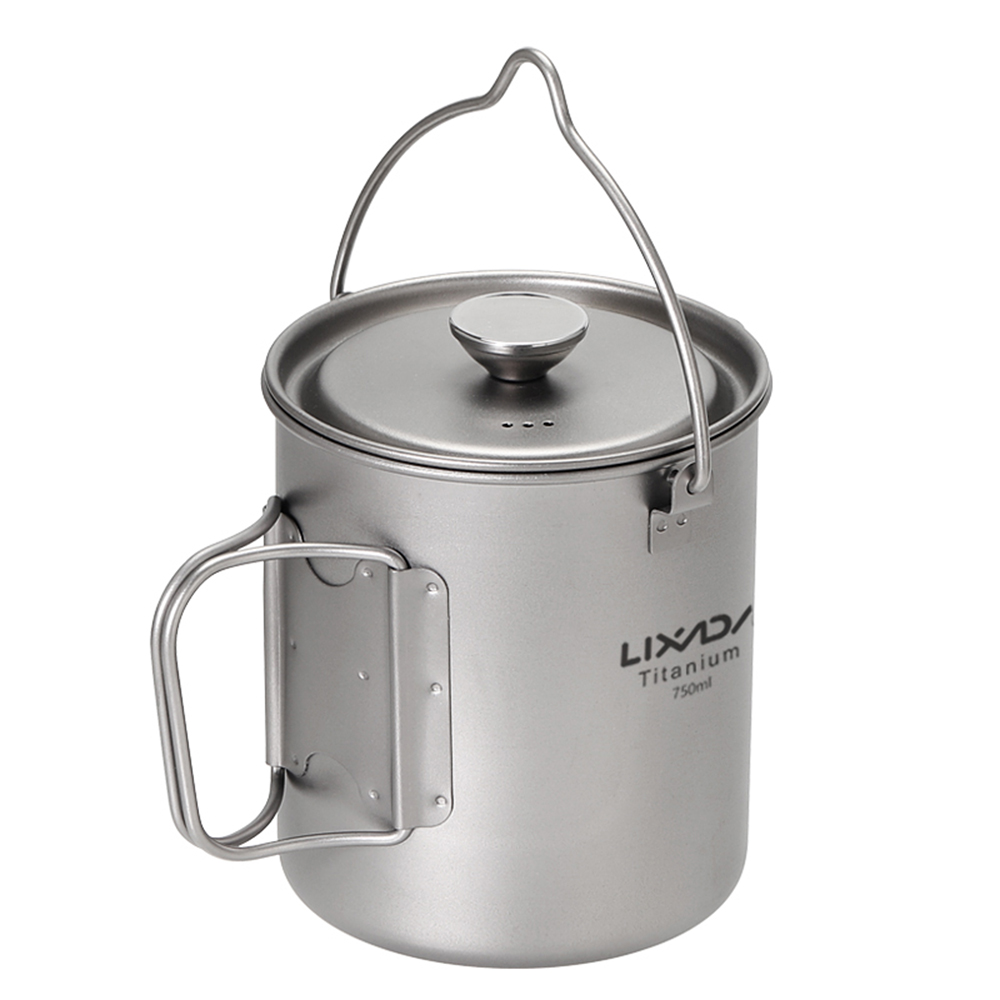 كوب قهوة تيتانيوم من ليكسادا س - مراجعة Camping Cooking Pot With Lid وسعره