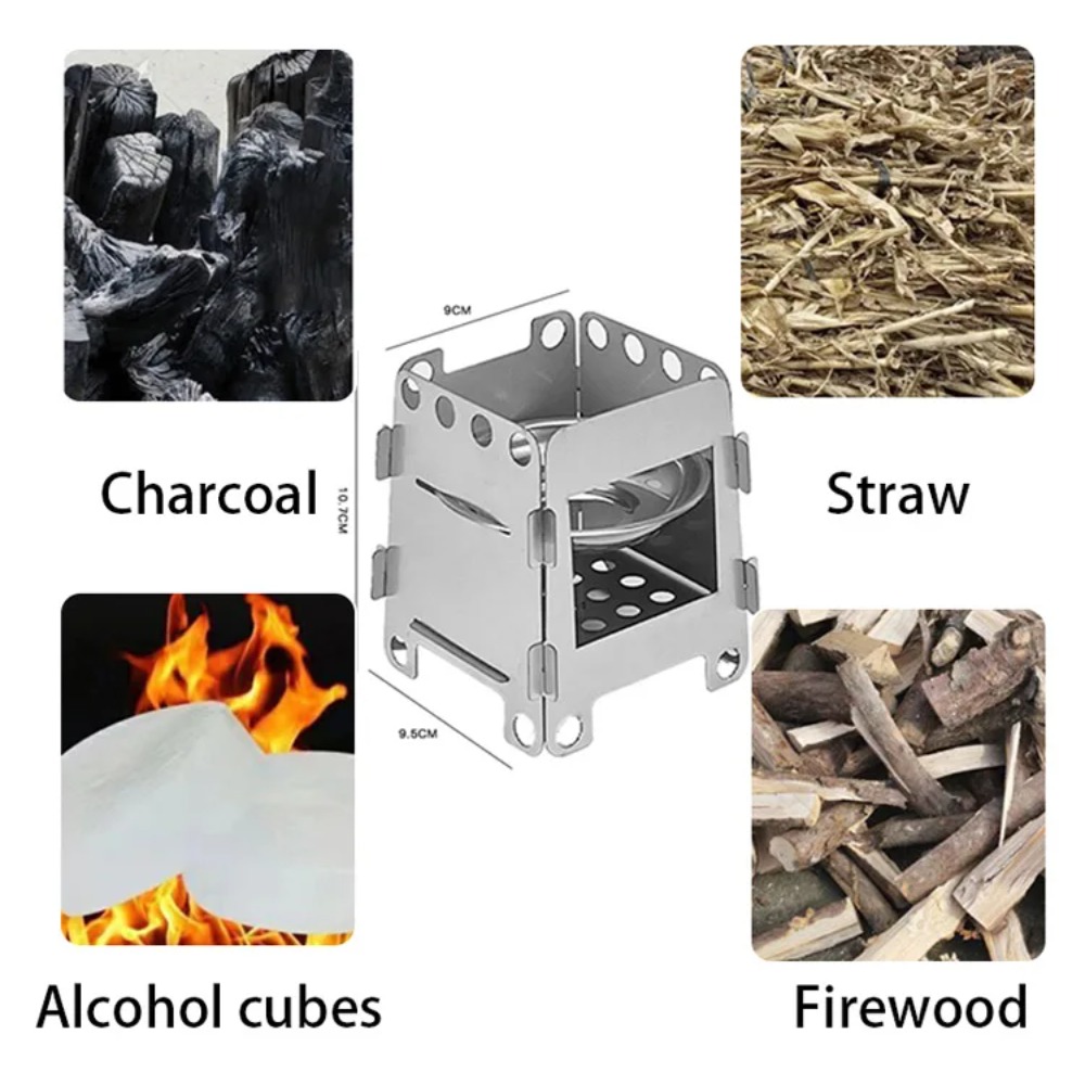 فرن التخييم موقد الخشب موقد ال - مراجعة Camping Cooking Wood Stove وسعره