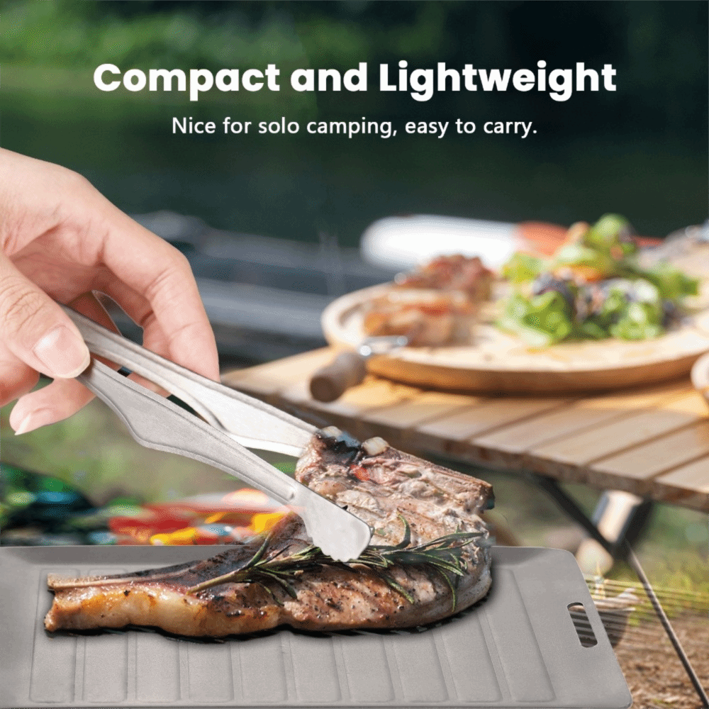 مقلاة شواء من التيتانيوم متينة - مراجعة Camping Cooking Pan وسعره