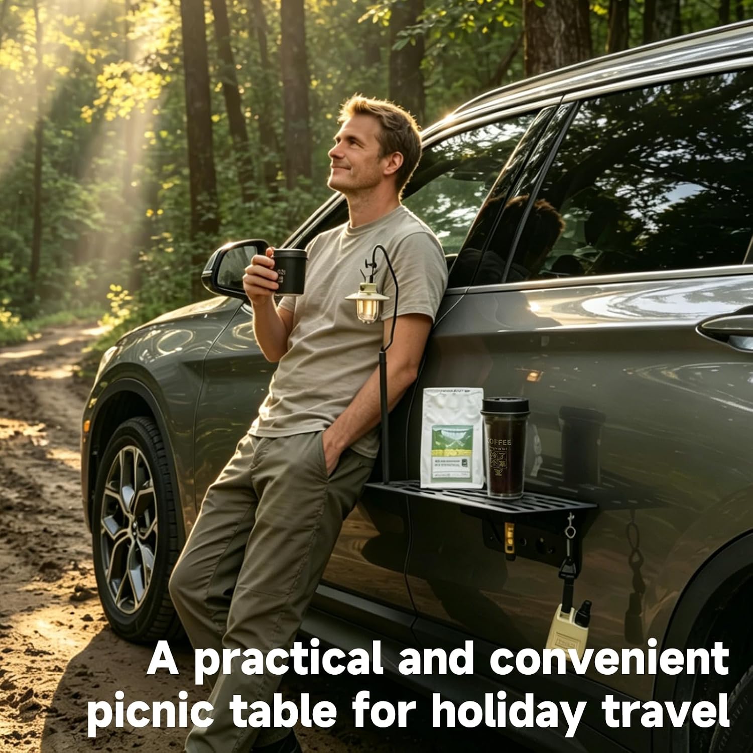 طاولة جانبية مغناطيسية قابلة ل - مراجعة Camping Cooking Table Foldable وسعره