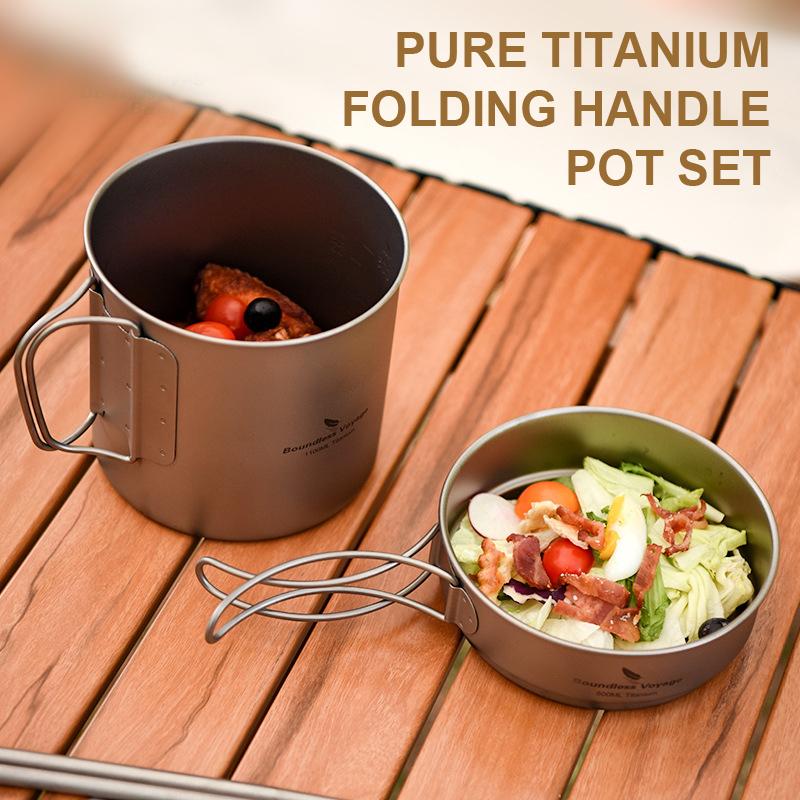 مجموعة أوعية بمقبض قابل للطي م - مراجعة Camping Cooking Frying Pan وسعره
