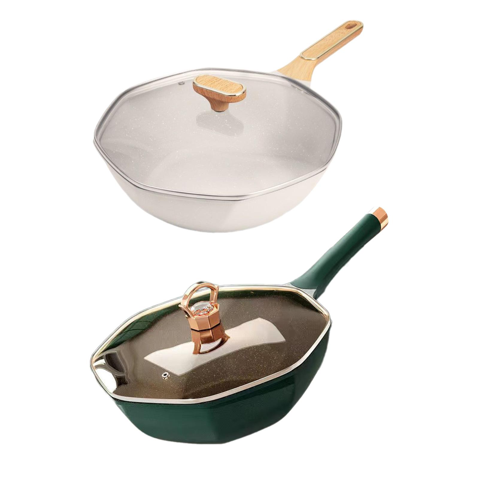 مقلاة ثمانية الأضلاع مع غطاء س - مراجعة Camping Cooking Pot With Lid وسعره
