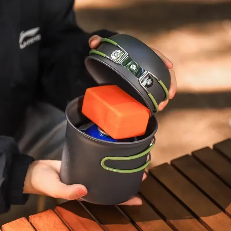 طقم أواني طهي للرحلات الخارجية - مراجعة Camping Cooking Kitchen Set وسعره
