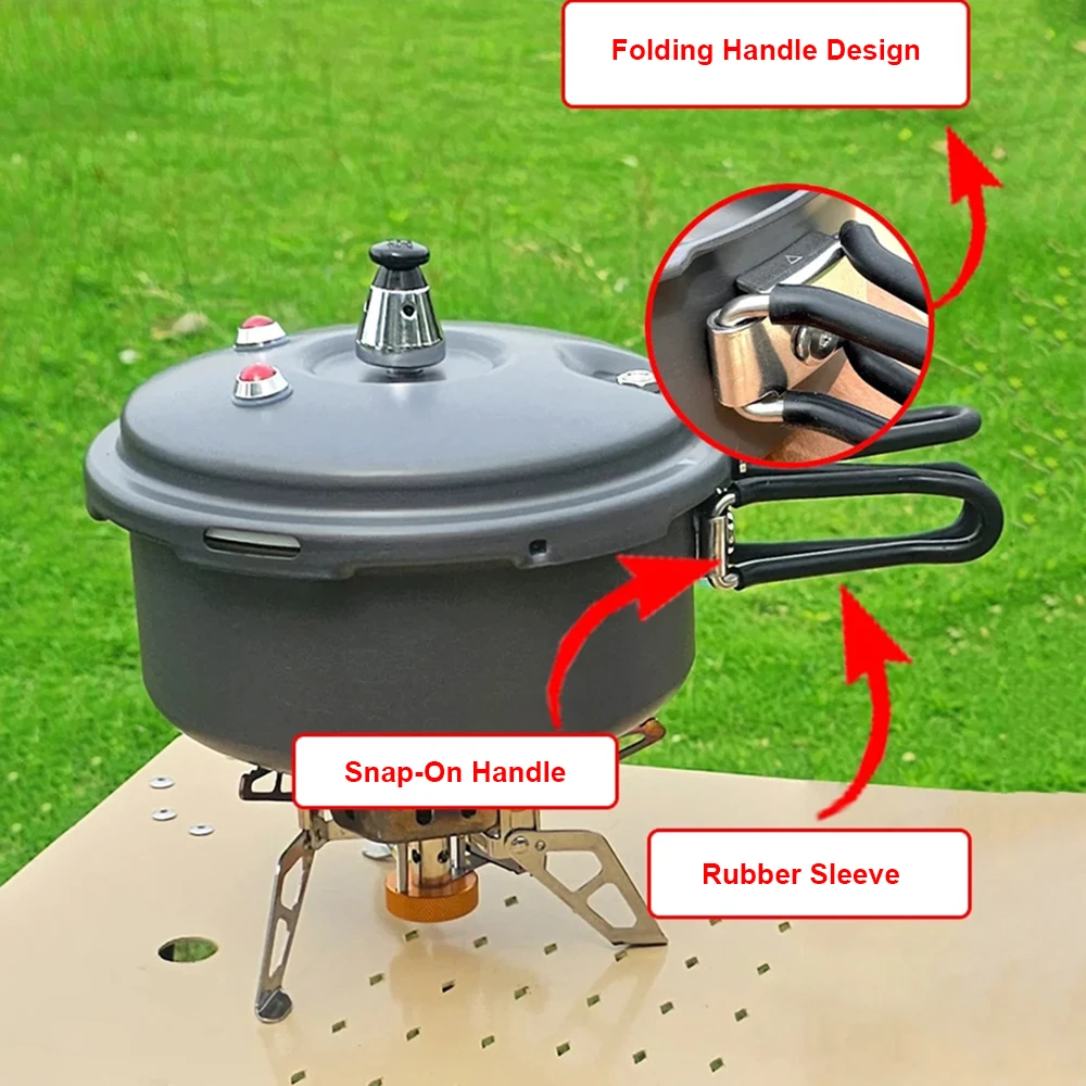 قدر ضغط صغير للتخييم، وعاء طهي - مراجعة Camping Cooking Pack وسعره
