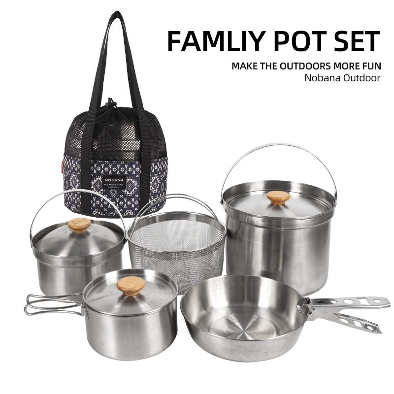 NOBANA أحدث في الهواء الطلق أو - مراجعة Camping Cooking Pack وسعره