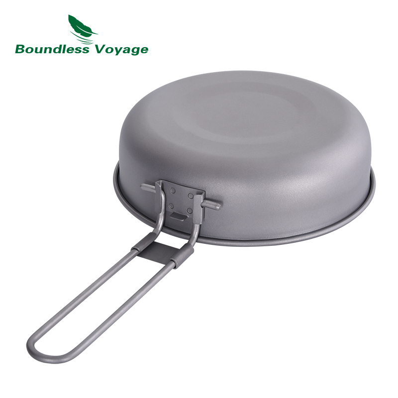 مقلاة خفيفة للغاية من التيتاني - مراجعة Camping Cooking Pan وسعره