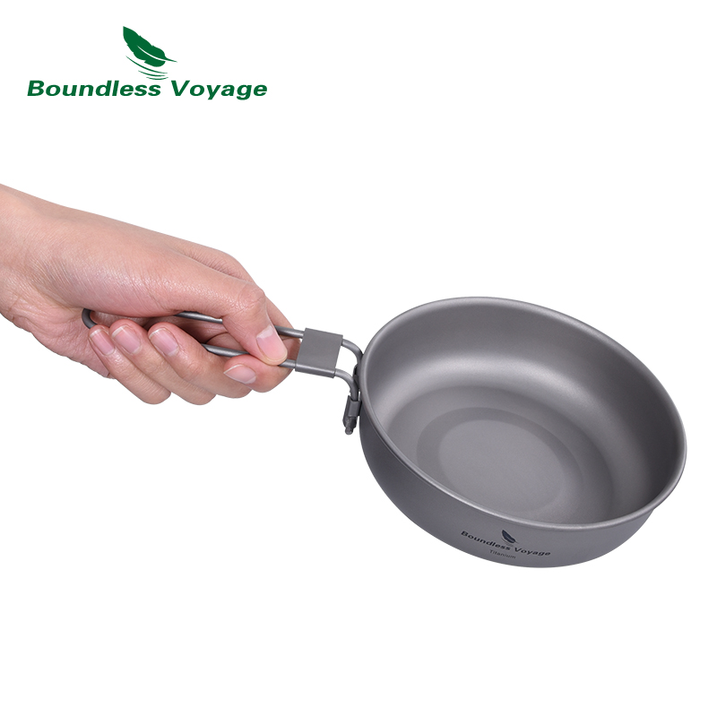 مقلاة خفيفة للغاية من التيتاني - مراجعة Camping Cooking Pan وسعره