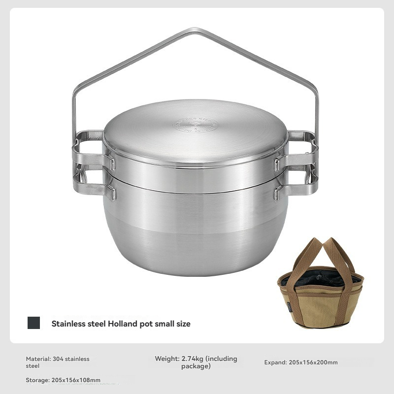 وعاء طهي معلق من الفولاذ المقا - مراجعة Camping Cooking Frying Pan وسعره