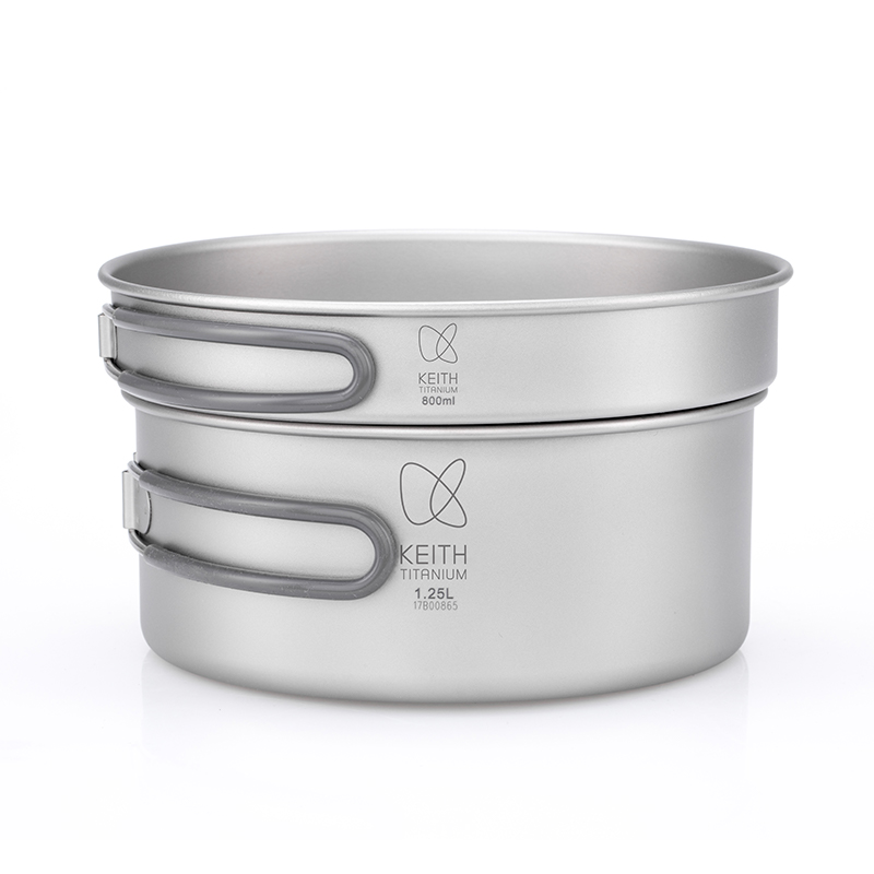 طقم أواني طهي من التيتانيوم ال - مراجعة Camping Cooking Kitchen Set وسعره