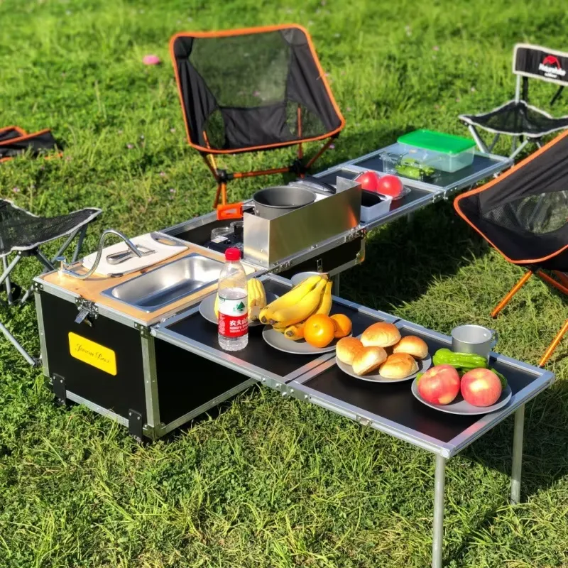 طاولة طهي قابلة للطي للتخييم ف - مراجعة Camping Cooking Pack وسعره