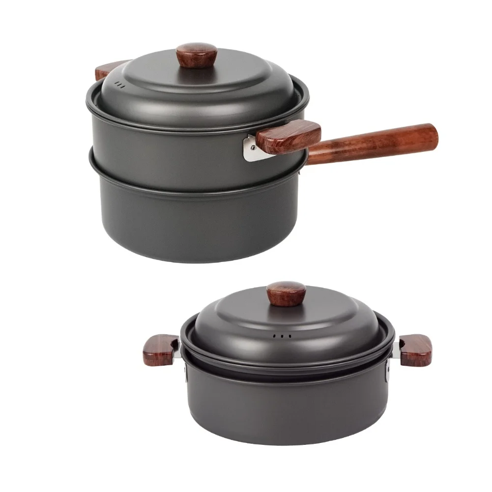 3L التخييم طقم أوعية الطبخ سبا - مراجعة Camping Cooking Pot With Lid وسعره
