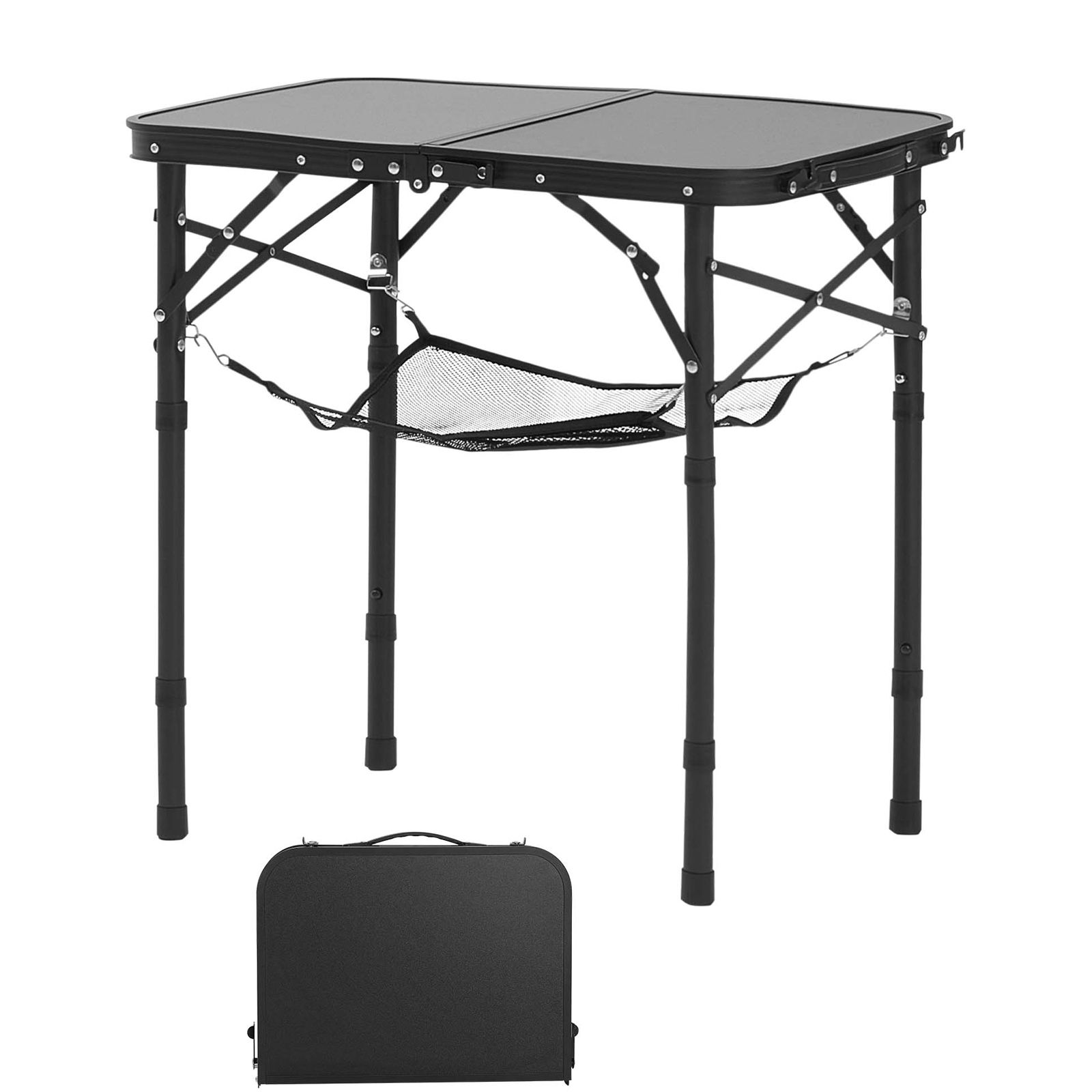 طاولة تخييم قابلة للطي، طاولة  - مراجعة Camping Outdoor Cooking Table وسعره