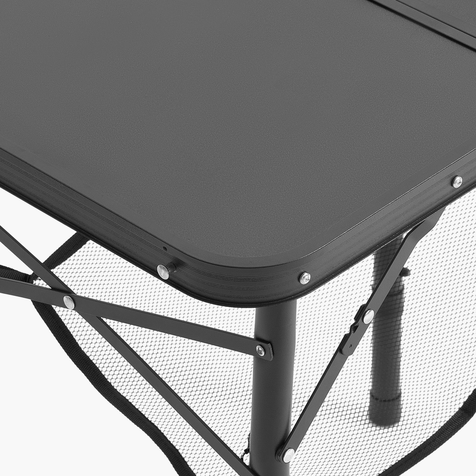 طاولة تخييم قابلة للطي، طاولة  - مراجعة Camping Outdoor Cooking Table وسعره