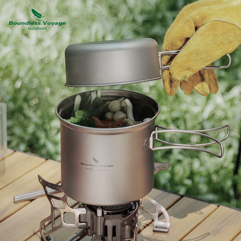 مجموعة أواني طهي قابلة للطي من - مراجعة Camping Cooking Pan وسعره