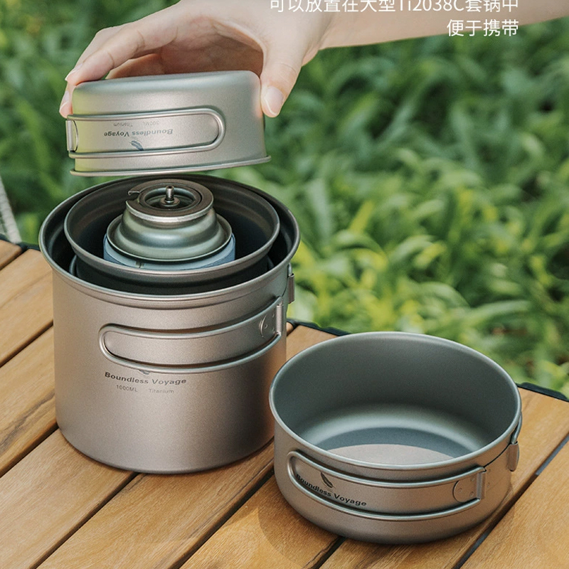 مجموعة أواني طهي قابلة للطي من - مراجعة Camping Cooking Pan وسعره