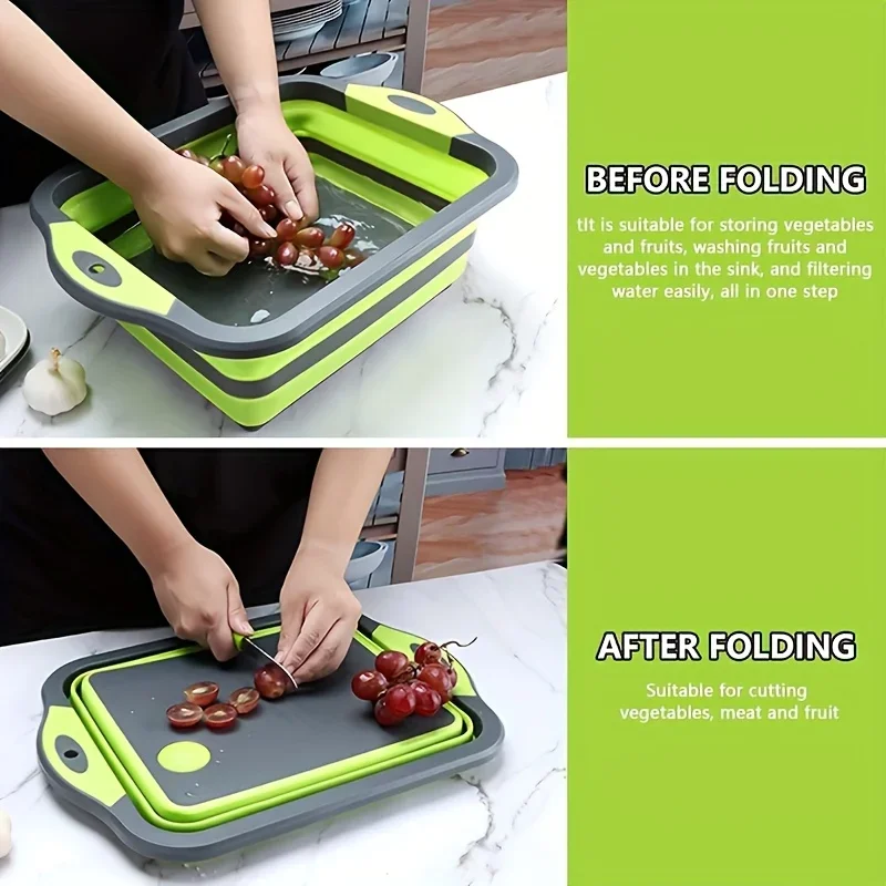 حوض ماء محمول قابل للطي مع حوض - مراجعة Camp Cutting Board وسعره