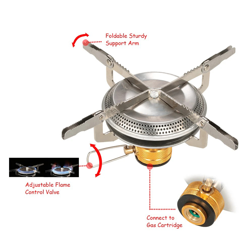 في الهواء الطلق التخييم موقد غ - مراجعة Camping Cooking Wood Stove وسعره