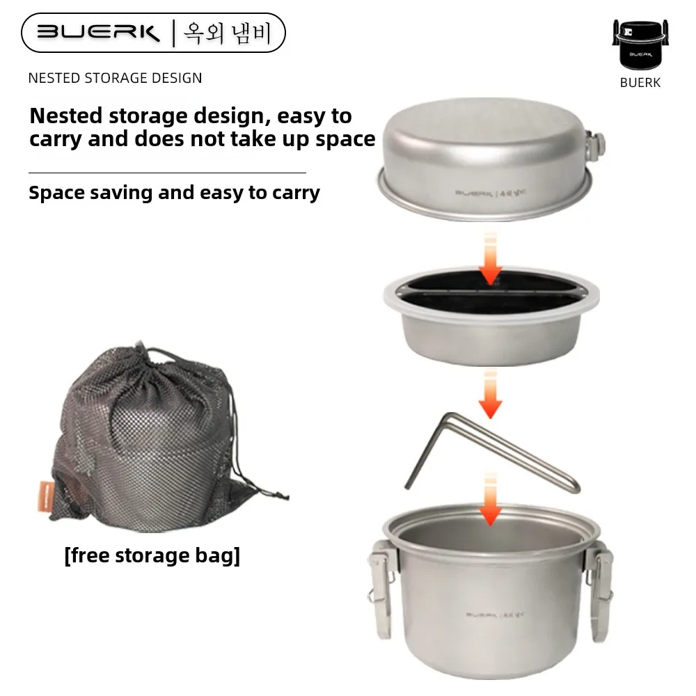 وعاء تبخير وقلي متعدد الوظائف  - مراجعة Camping Cooking Pan وسعره