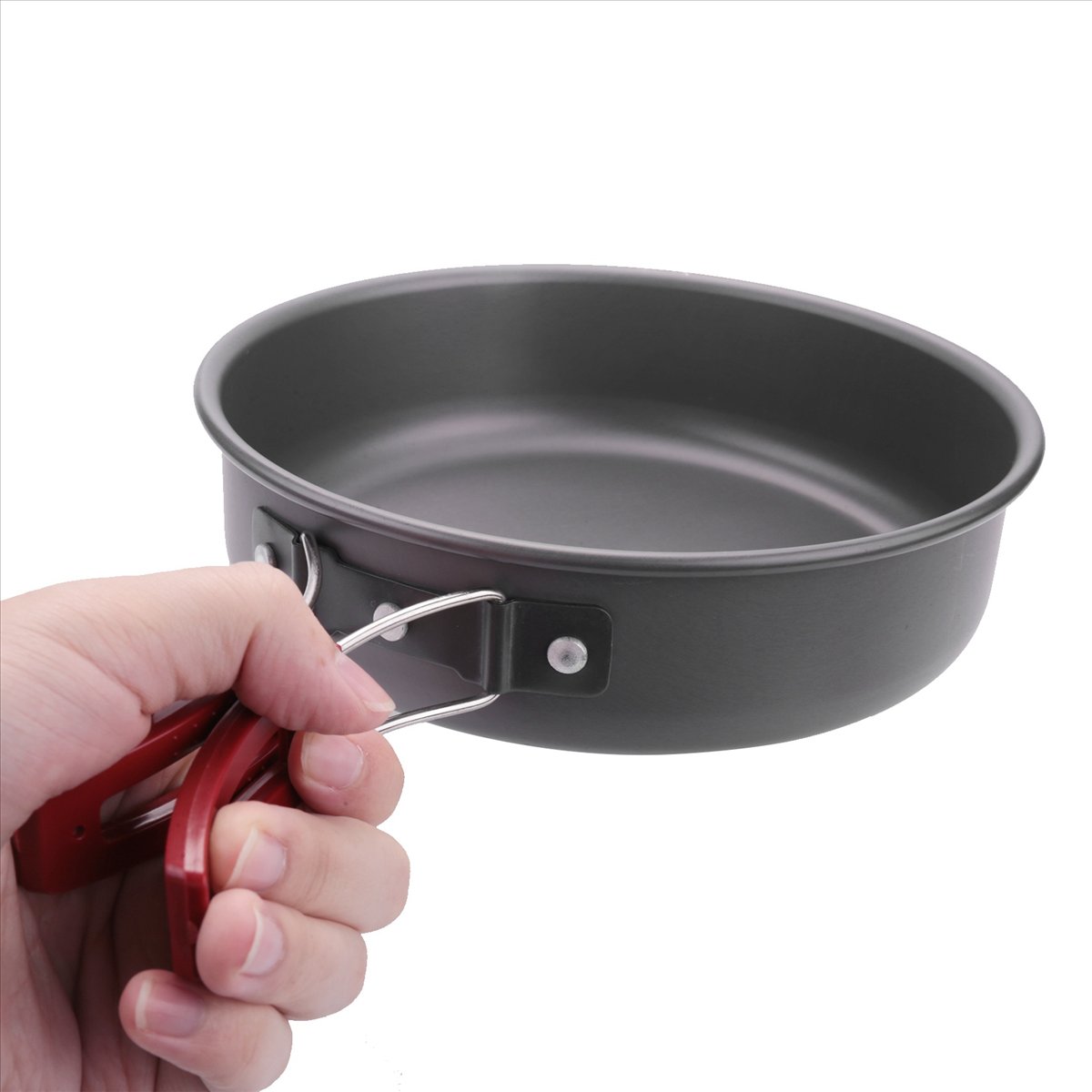 متوفر: مقلاة تخييم محمولة غير  - مراجعة Camping Cooking Frying Pan وسعره