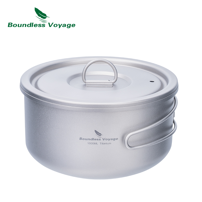 وعاء تخييم من التيتانيوم بدون  - مراجعة Camping Cooking Pot With Lid وسعره