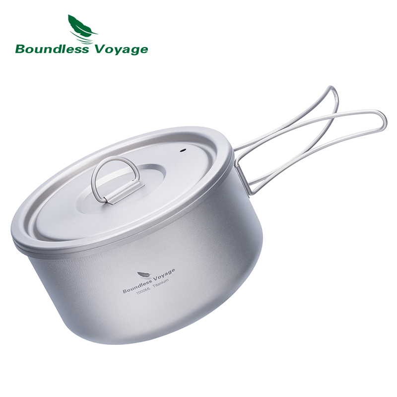 وعاء تخييم من التيتانيوم بدون  - مراجعة Camping Cooking Pot With Lid وسعره