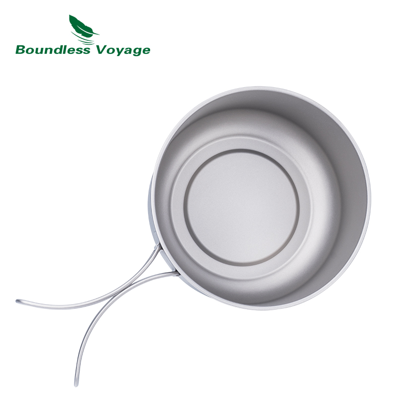 وعاء تخييم من التيتانيوم بدون  - مراجعة Camping Cooking Pot With Lid وسعره