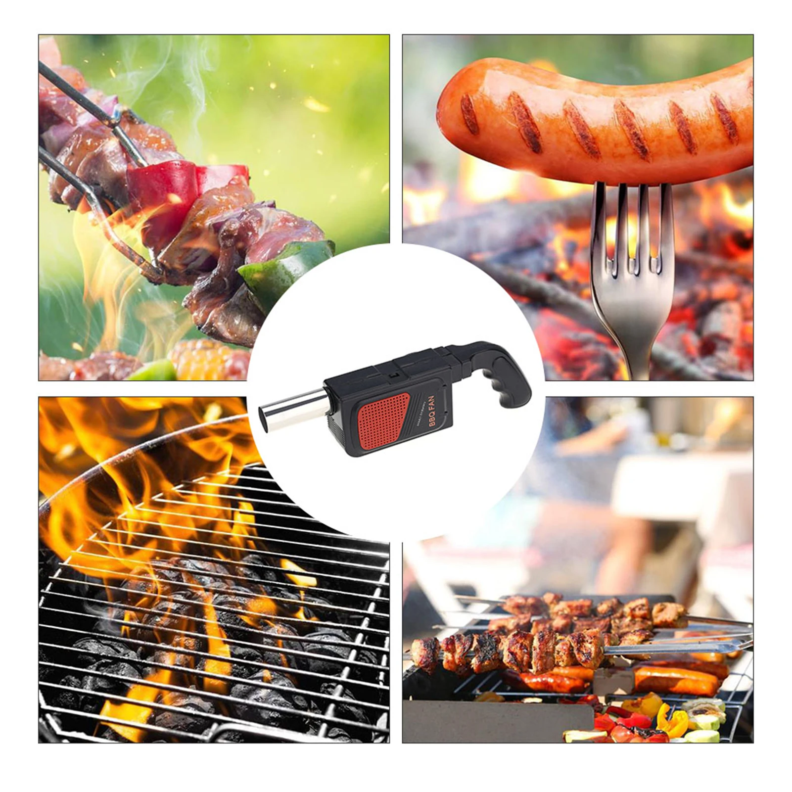 منفاخ شواء كهربائي متعدد الوظا - مراجعة Camping Cooking On Fire وسعره