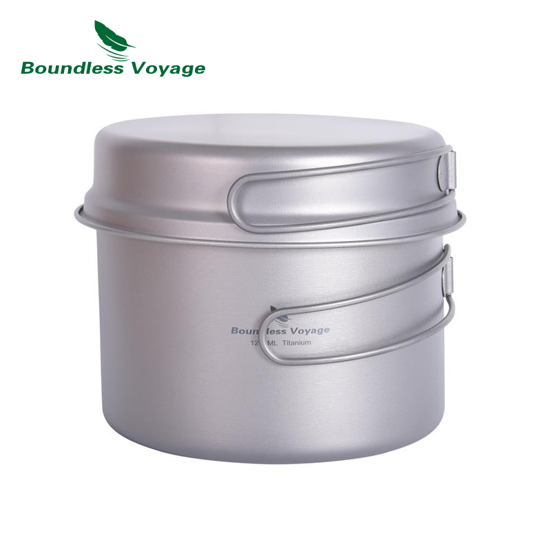 رحلة لا حدود لها وعاء التيتاني - مراجعة Camping Cooking Mess Kit وسعره